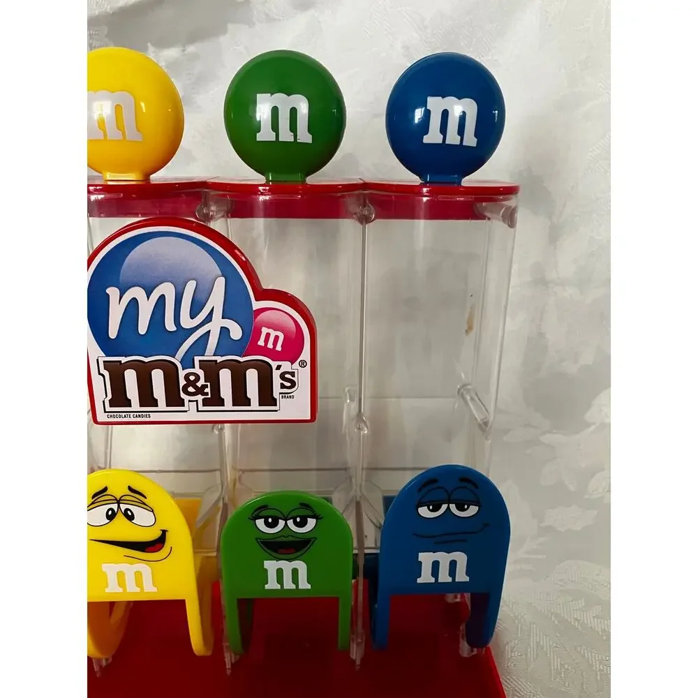 My M&M's 4 Compartment Candy Dispenser Countertop Organizer 2014 Mars